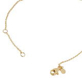 18ct Solid Gold Turquoise Bead Bracelet