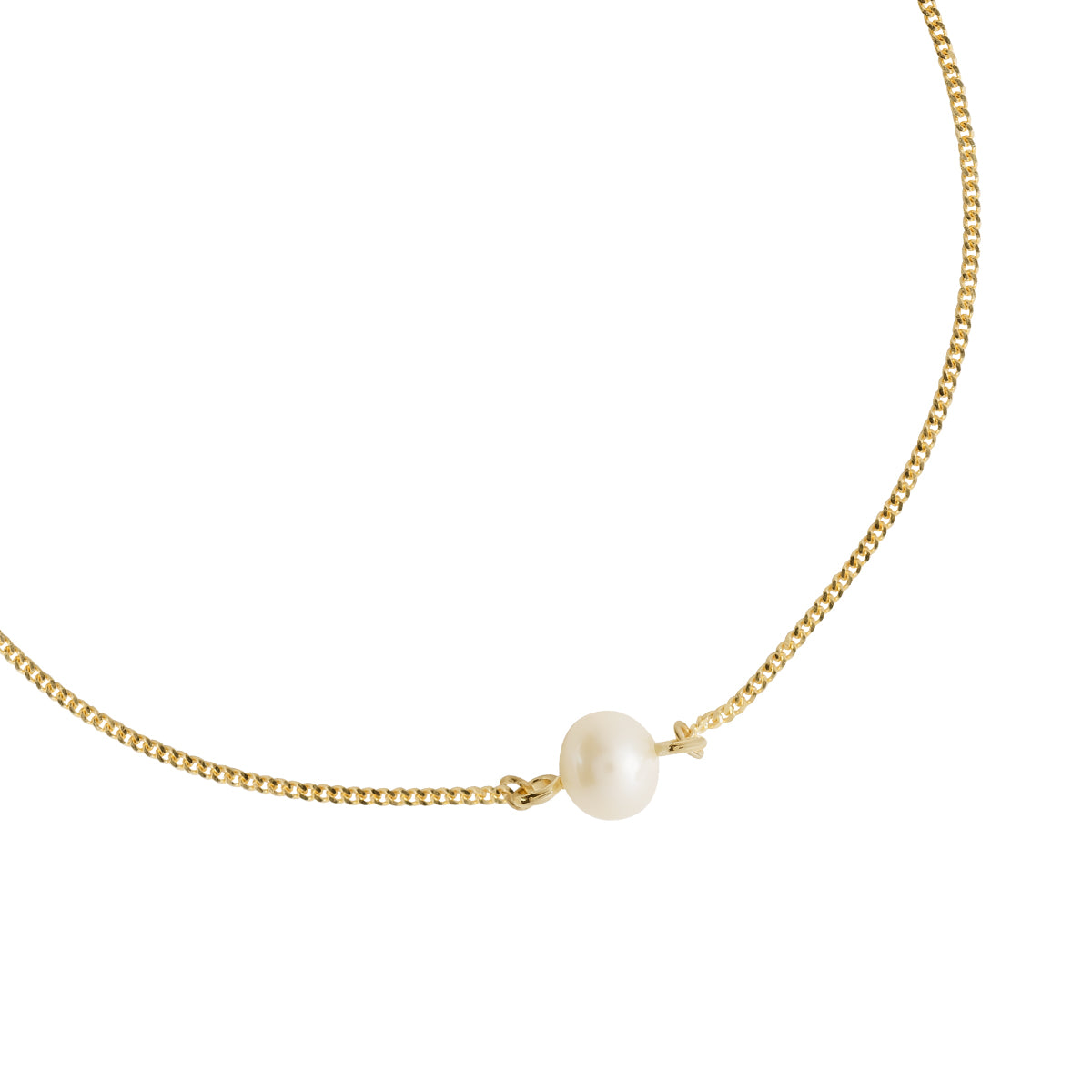 18ct Solid Gold Pearl Bracelet