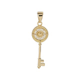 Compass Key Pendant