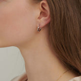 18ct Creole White Gold Hoop Earrings