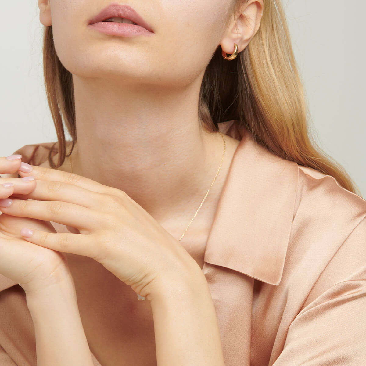 18ct Yellow Chunky Gold Hoop Earrings