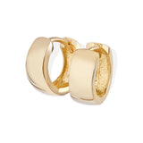 18ct Solid Gold Small Huggies Hoop Earrings