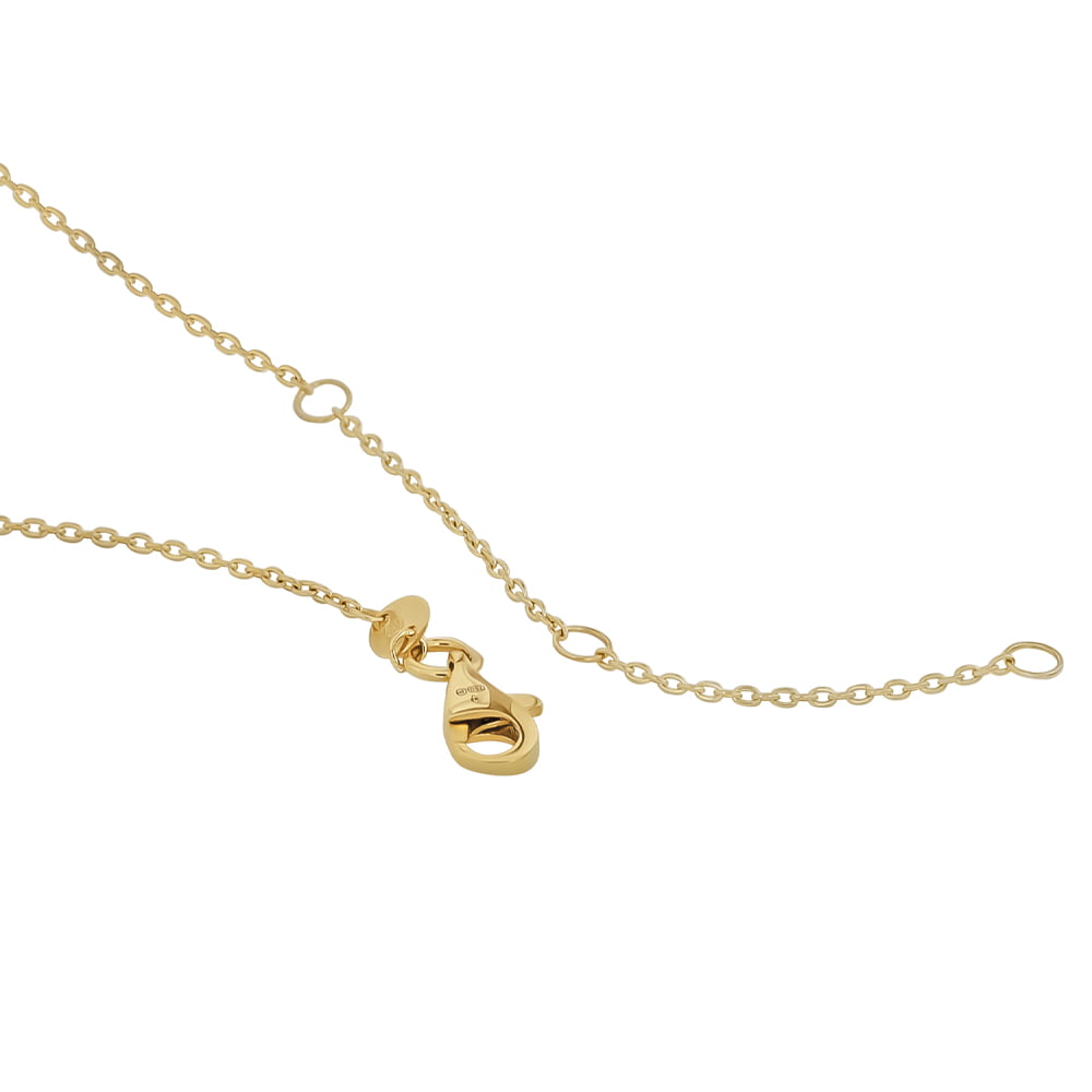 18ct Solid Yellow Gold Clover Pearl Chain Bracelet.1