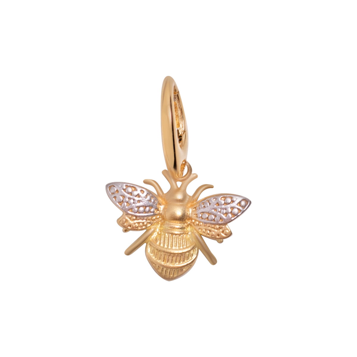 18ct Yellow Gold Bee Pendant Charm