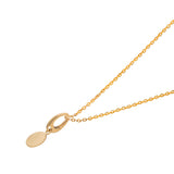 18ct Yellow Gold Disc Charm Pendant
