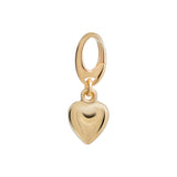 18ct Yellow Gold Heart Pendant Charm