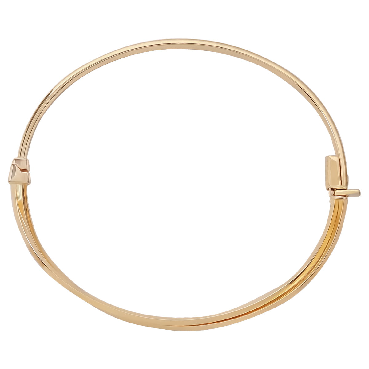 18ct Yellow Gold Hinged Bangle