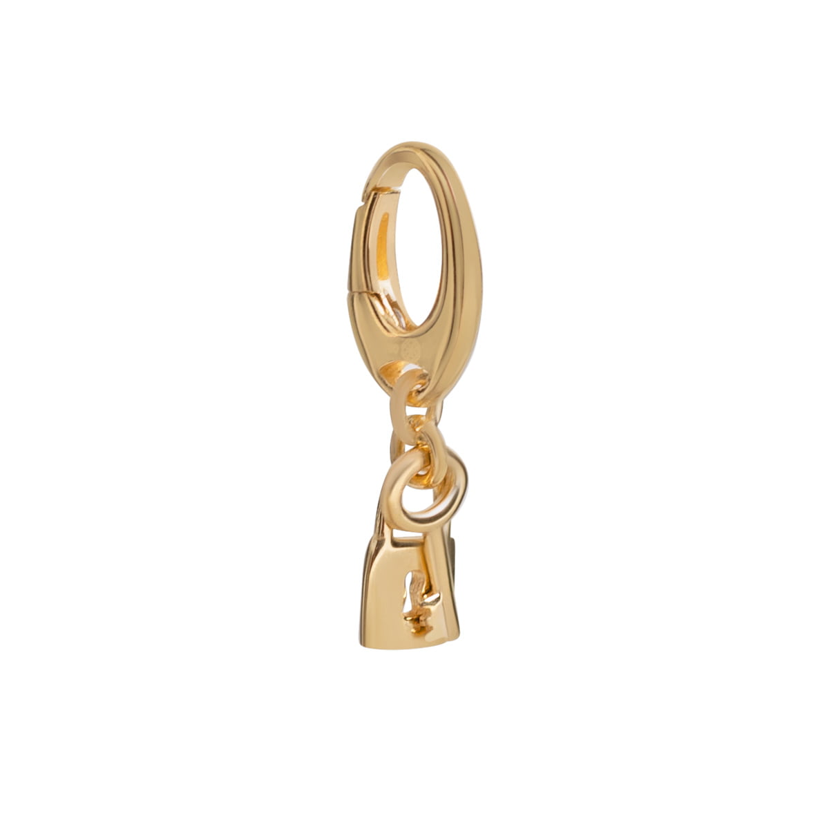 18ct Yellow Gold Lock & Key Charm