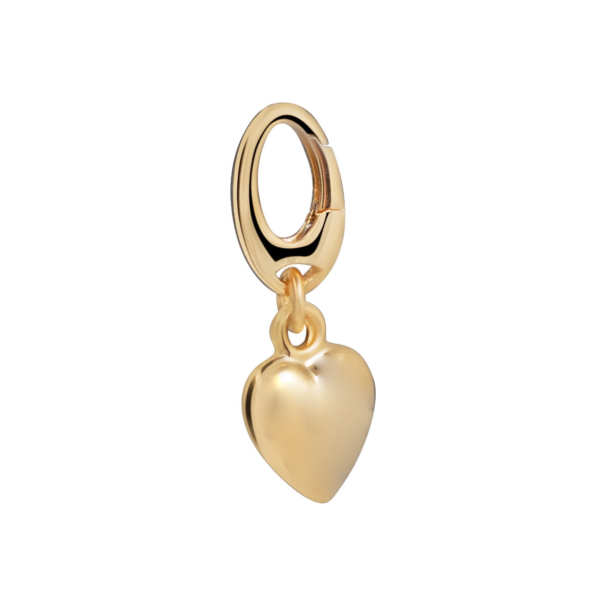 18ct Yellow Gold Mini Heart Pendant Charm