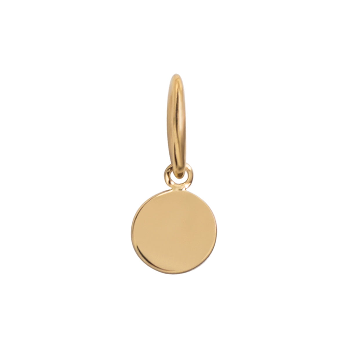 18ct Yellow Gold MiniDisc Charm pendants