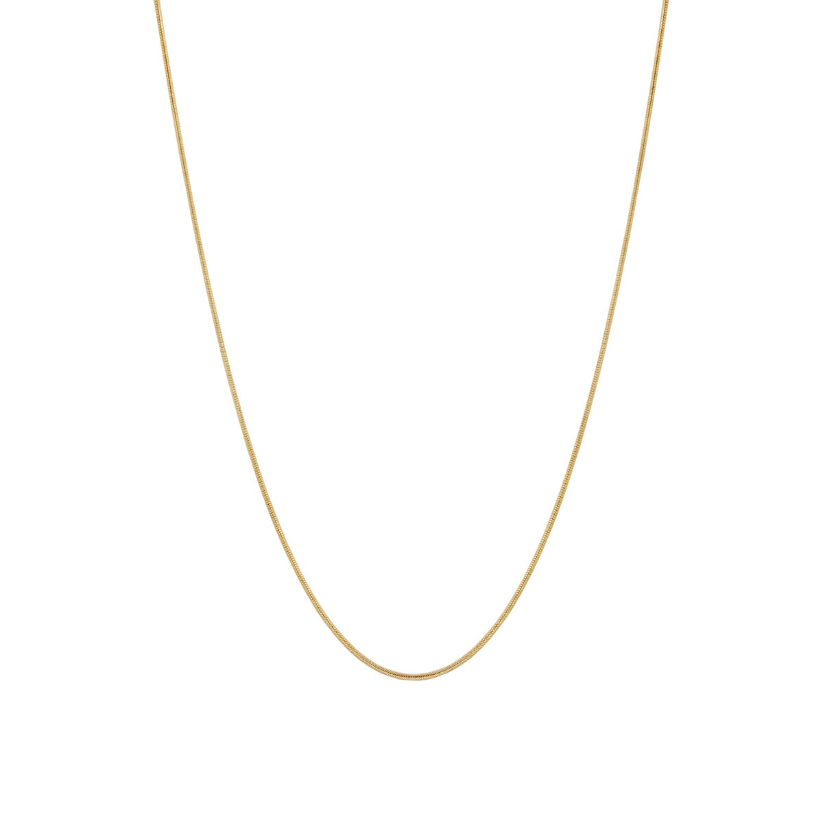 18ct Yellow Gold Snake Chain - Womens