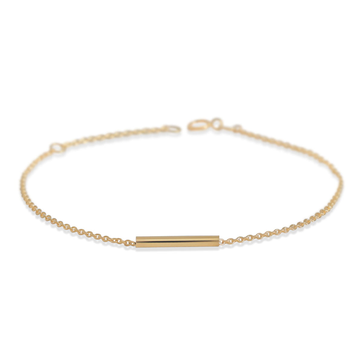 18ct Yellow Gold T Bar Bracelet for women
