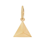 18ct Yellow Gold Triangle Pendant Charm