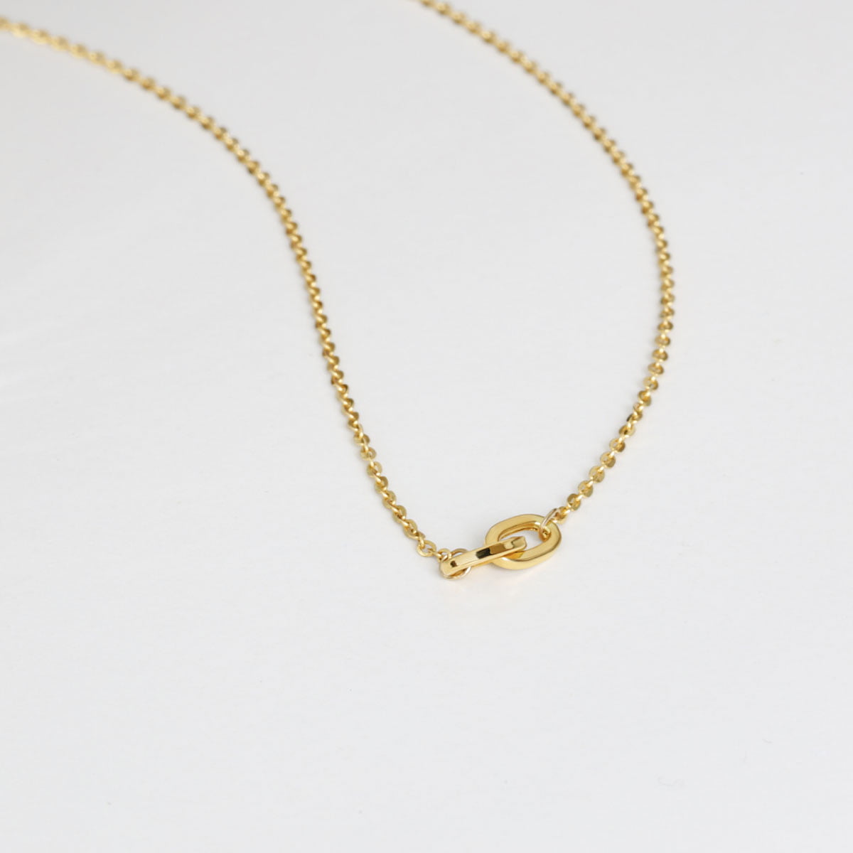 18ct Yellow Solid Gold Link Chain Necklace