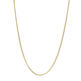 18ct Solid Gold Curb Chain Necklace