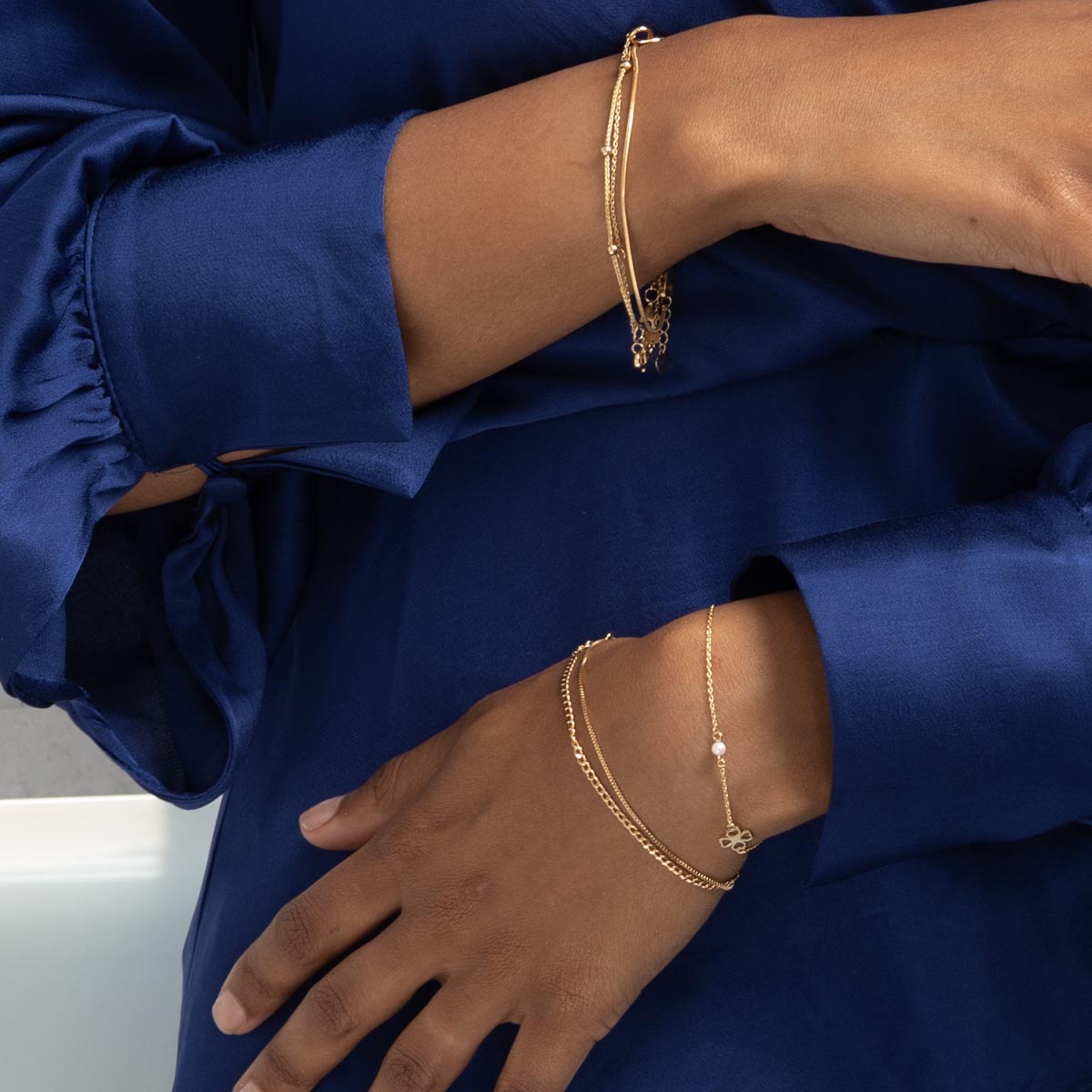 18ct Solid Yellow Gold Curb Bracelet