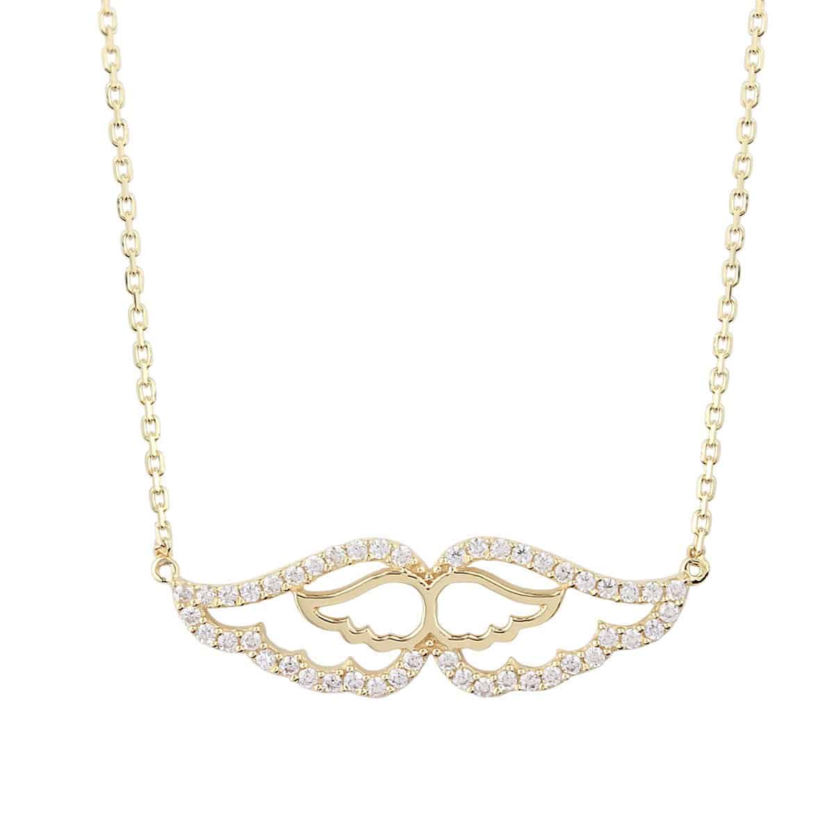 Auric Super Wings 18ct Gold Pendant Necklace