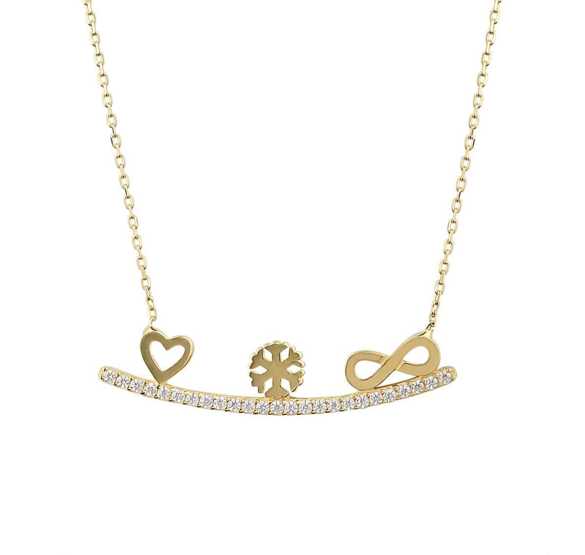 Gia Maya 18ct Gold Pendant Necklace