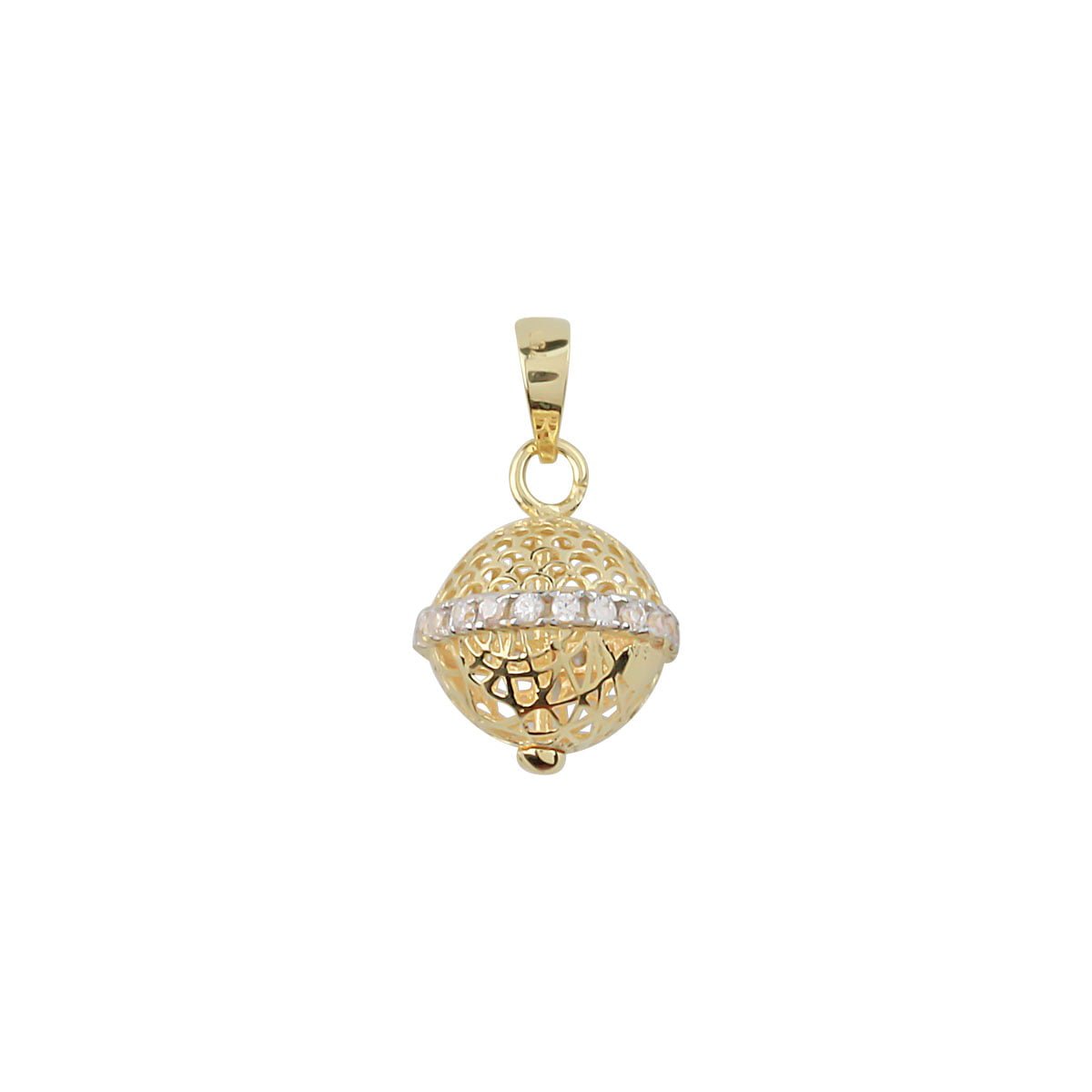 18ct Yellow Gold Ball Pendant