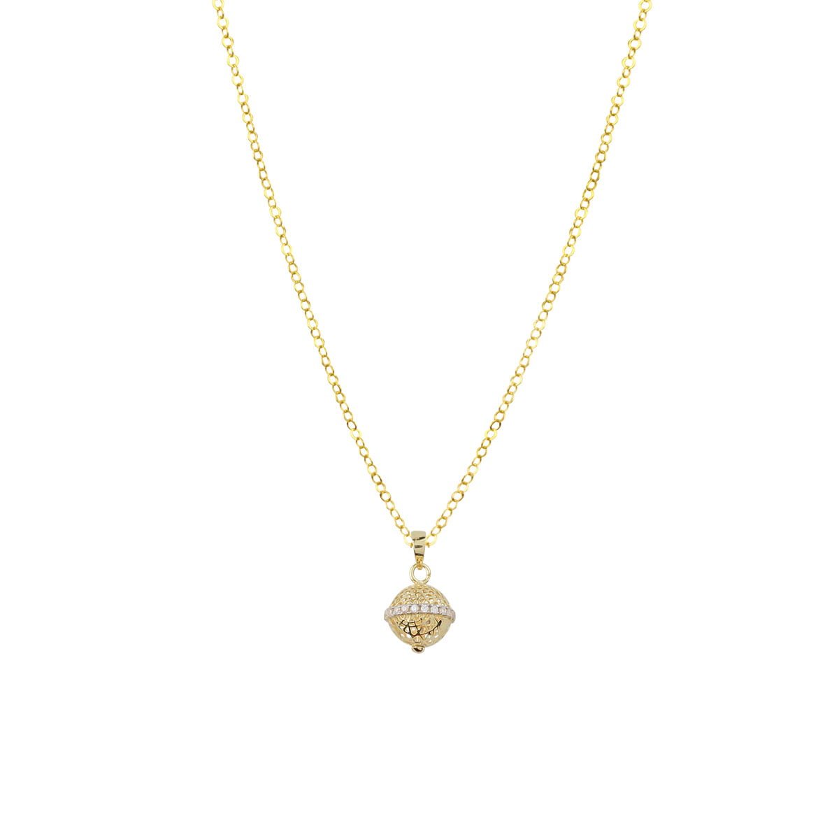 18ct Yellow Gold Ball Pendant