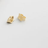 18ct Yellow Gold Bar Stud Earrings