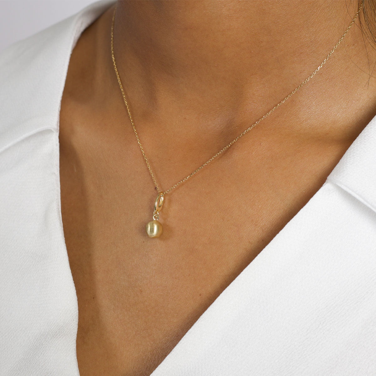 18ct Yellow Gold Ball Pendant Charm