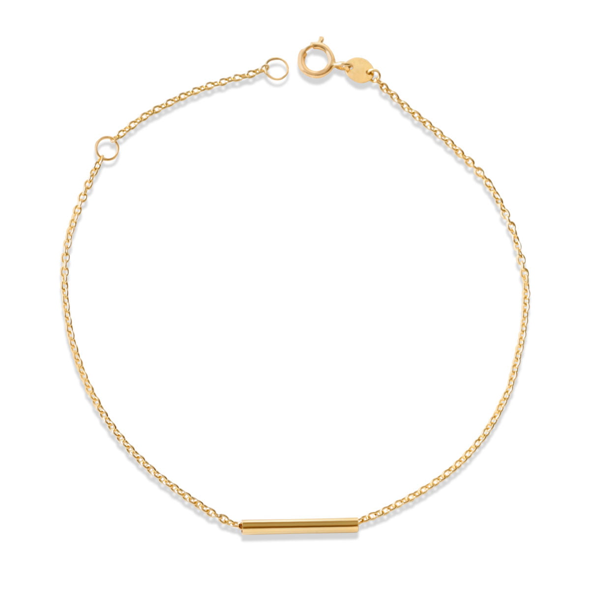 Gold T Bar Bracelet Womens