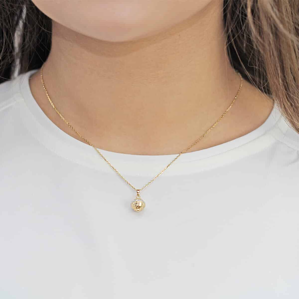 18ct Yellow Gold Ball Pendant