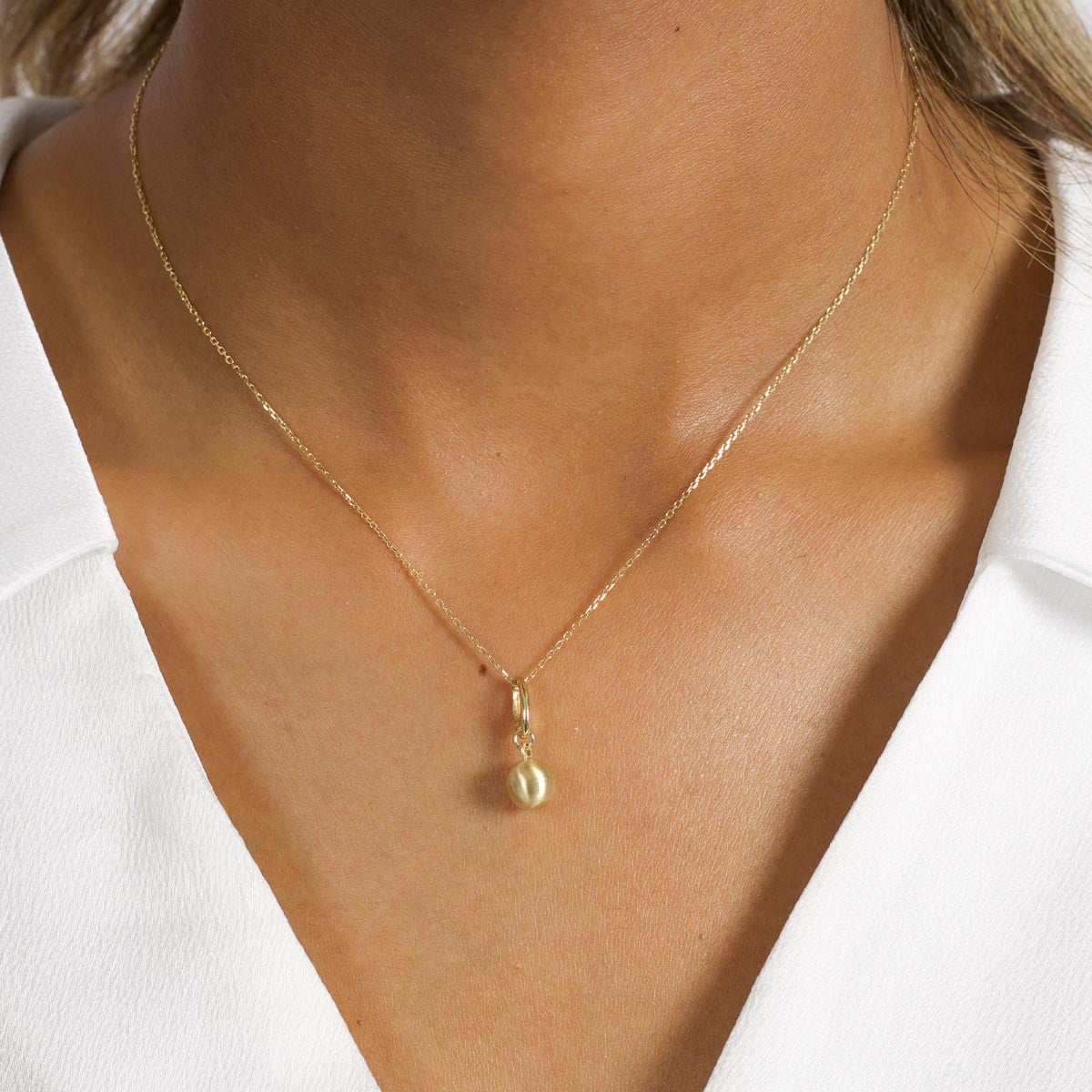 Mini Sphere Pendant Necklace