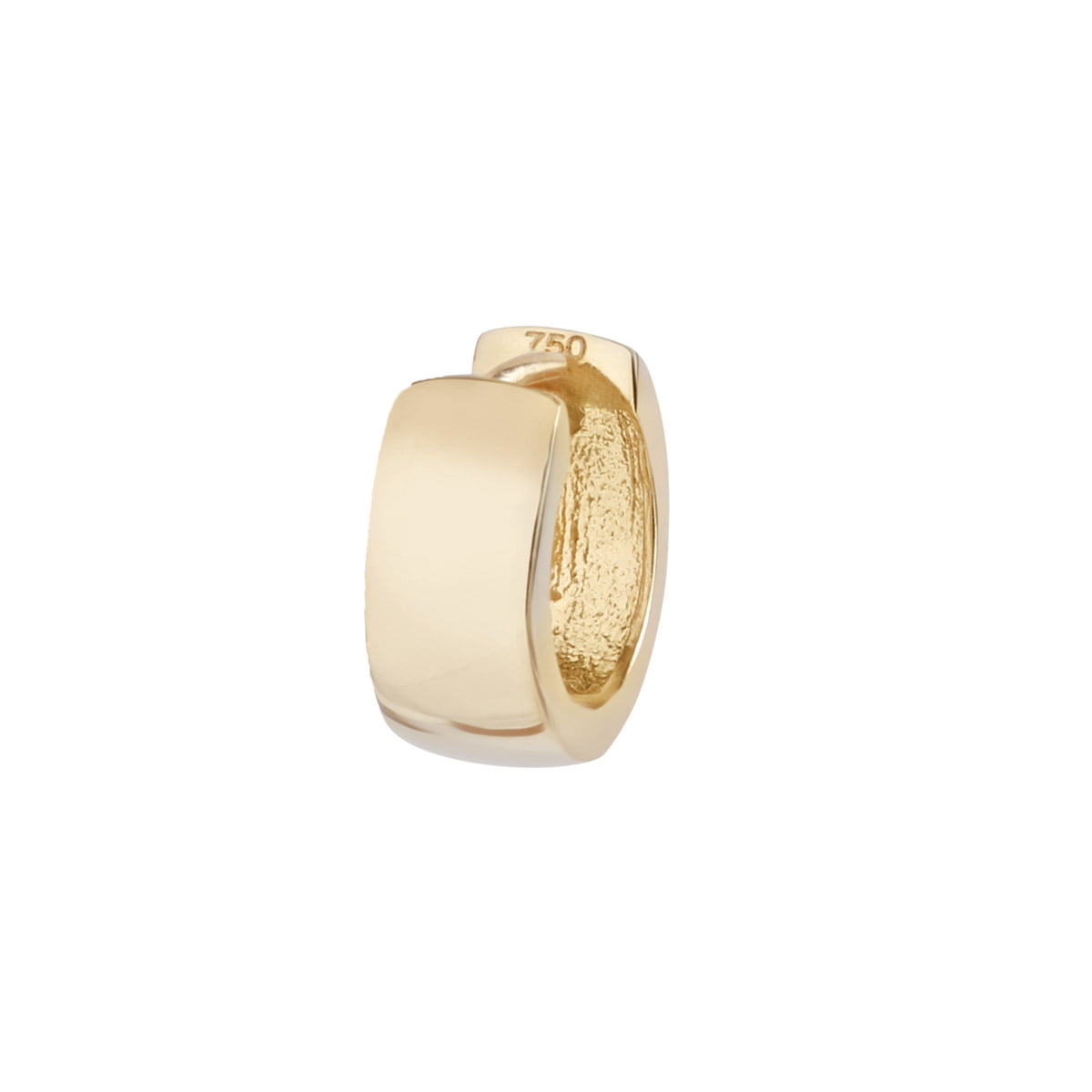 18ct Yellow Gold Single Small Huggie Hoop Earring