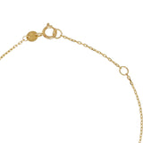 18ct Yellow Gold Curved T Bar Bracelet