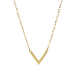 v necklace