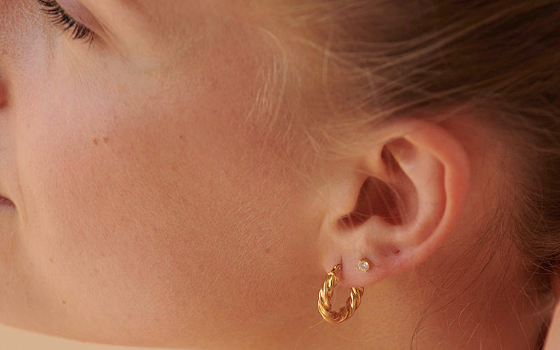 Styling Tips with Gold Stud Earrings