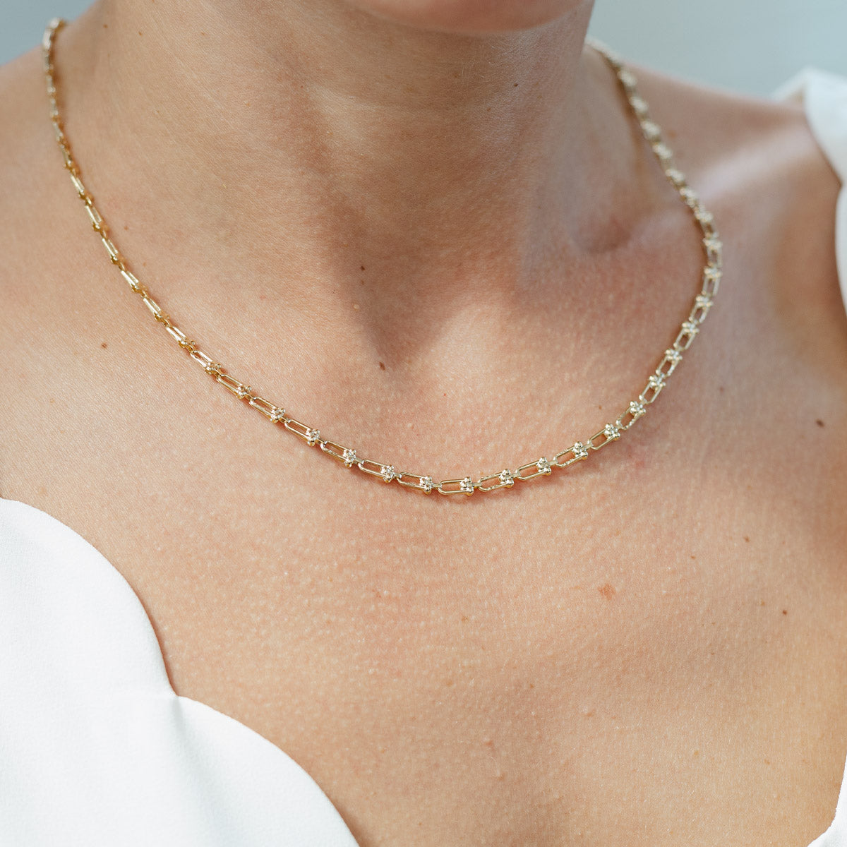 Small link hotsell gold chain