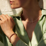 Signature 18ct Rose Gold Hinged Bangle