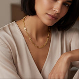 18ct Yellow Gold Chunky Link Chain Necklace