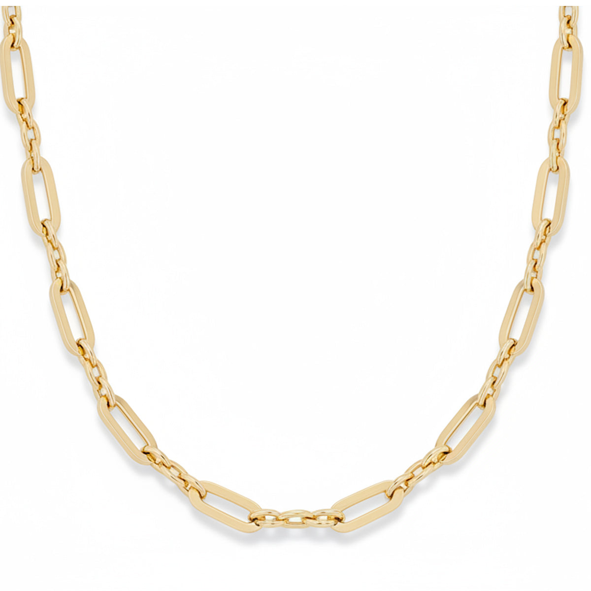 18ct Yellow Gold Chunky Link Chain Necklace