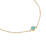 18ct Solid Gold Turquoise Gemstone Bracelet 