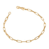 18ct Solid Yellow Gold Link Bracelet