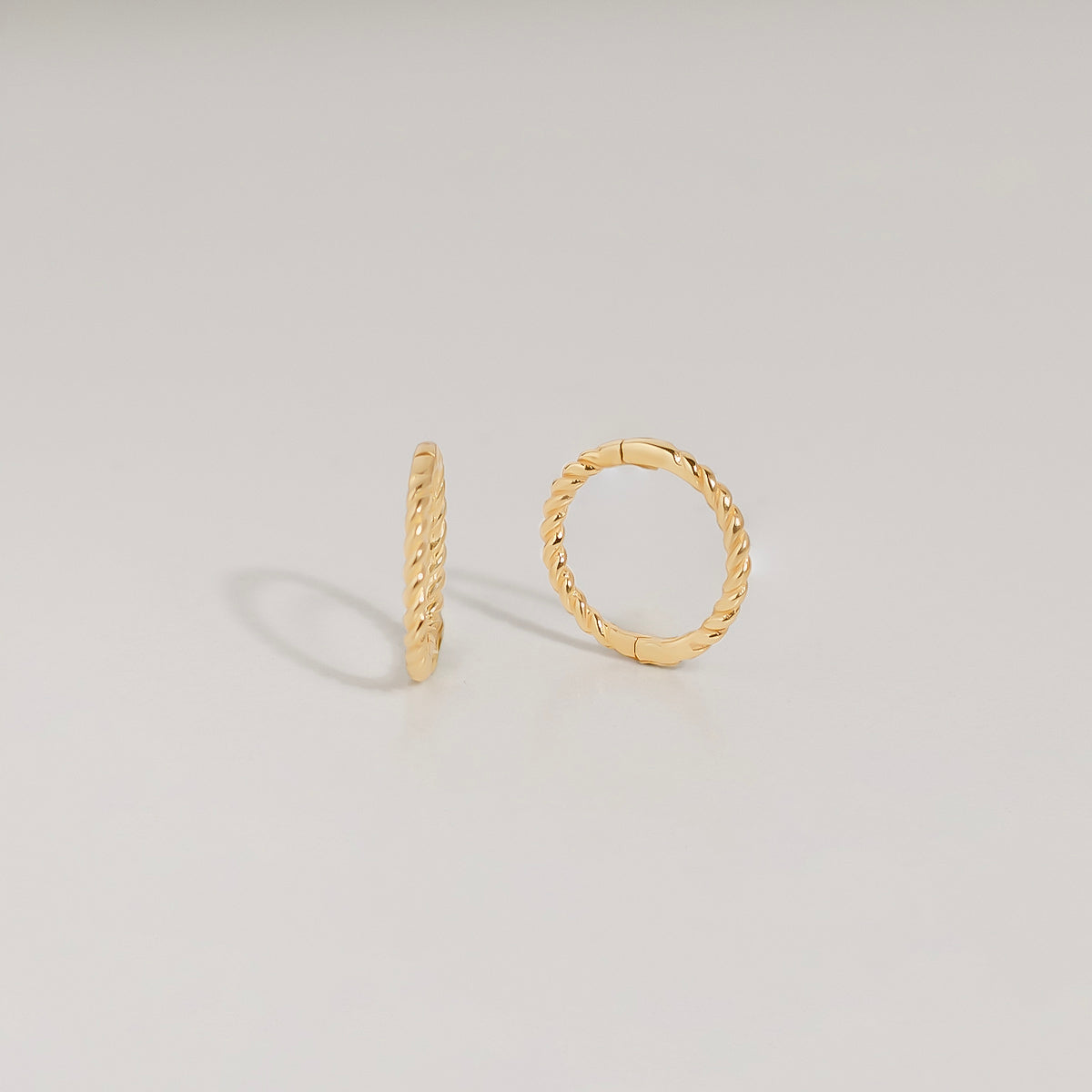 8mm Small Clicker Hoop Earrings