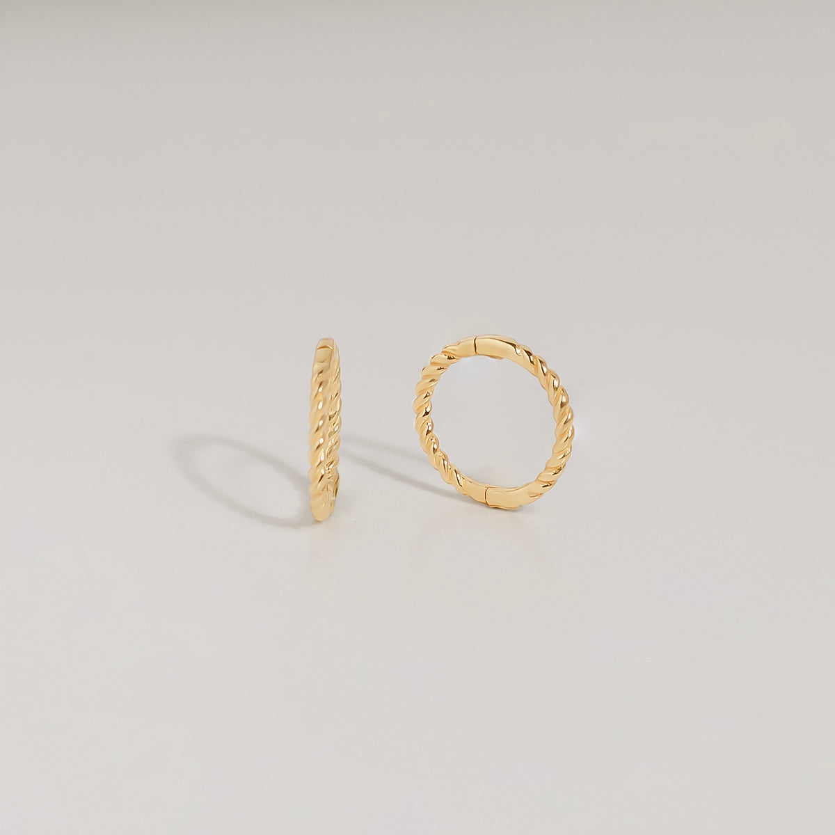 12mm Large Clicker Hoop Earrings