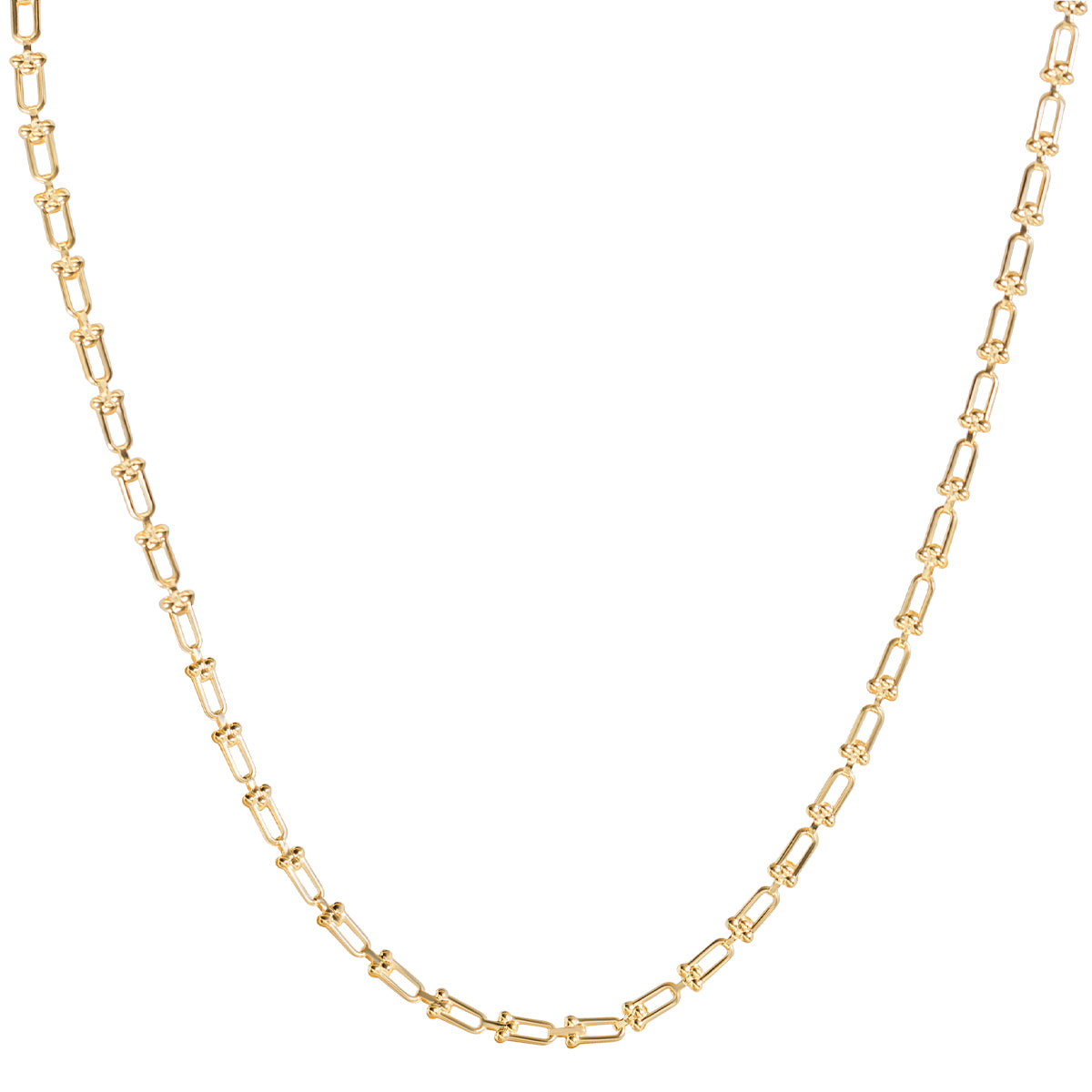 18ct Yellow Gold Small Link Necklace