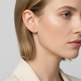 18ct Solid Gold Four-Leaf Clover Earrings