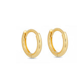 18ct Solid Gold 6mm Cartilage Hoop Earrings