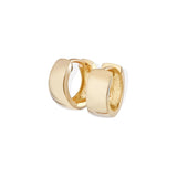 18ct Solid Gold Small Rounded Hoop Earrings