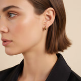 18ct Yellow Solid Gold 12mm Huggie Hoops earrings