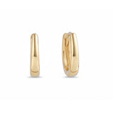 18ct Yellow Gold Small Thin Hoop Earrings