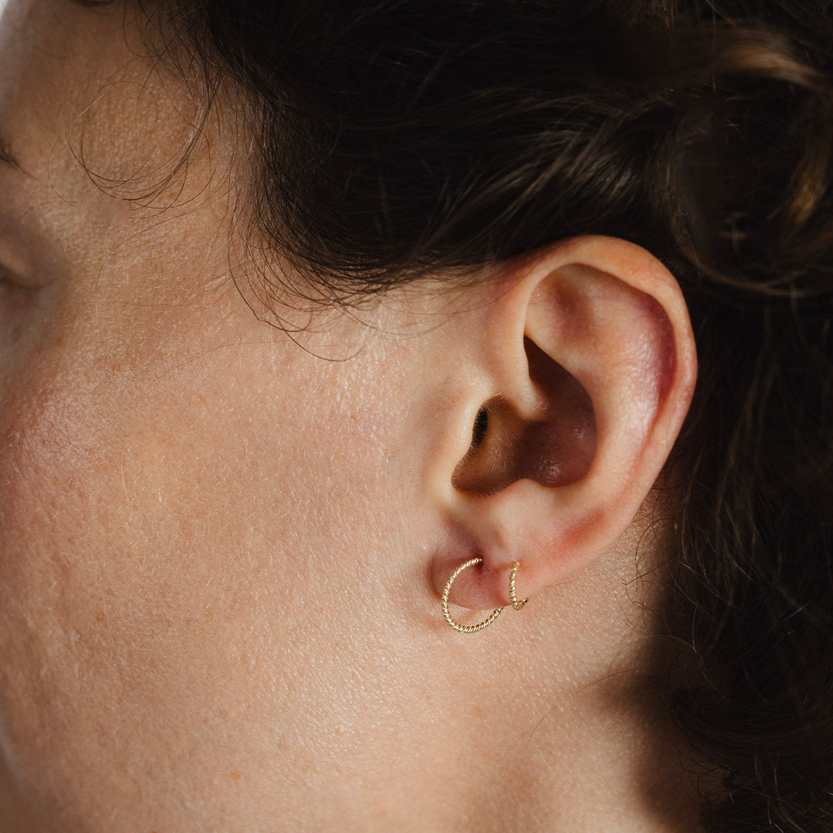 12mm Large Clicker Hoop Earrings