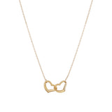Interlocked Double Heart Necklace