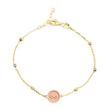 1116 Auric Rose Infinity 18ct Rose Gold Chain Bracelet